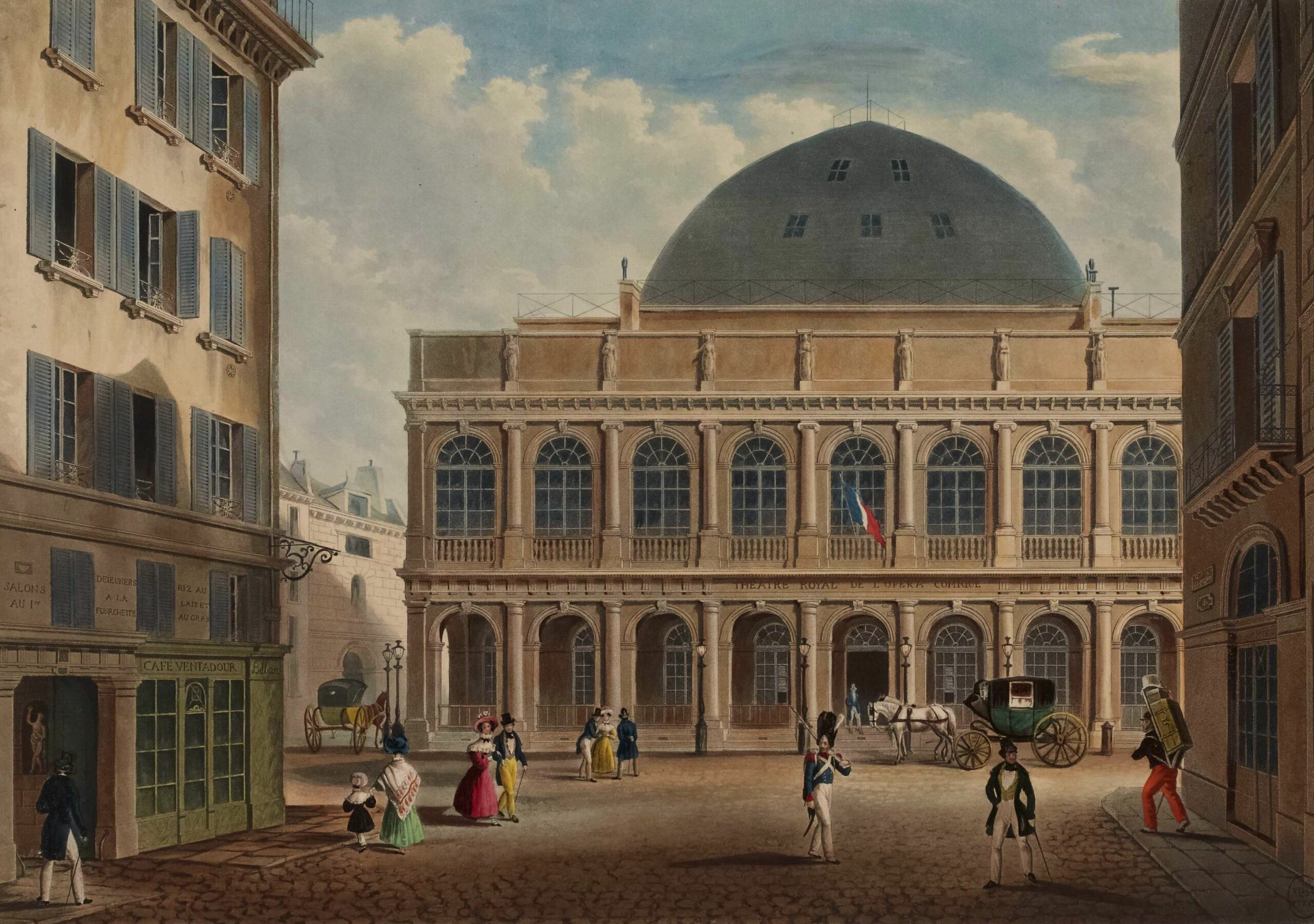 Étude historique et documentaire de l’ancienne salle Ventadour, Paris